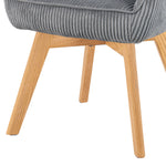 Mika-Finn 2er-Set - Drehsessel in Wildleder Optik, Cord, Webstoff Creme