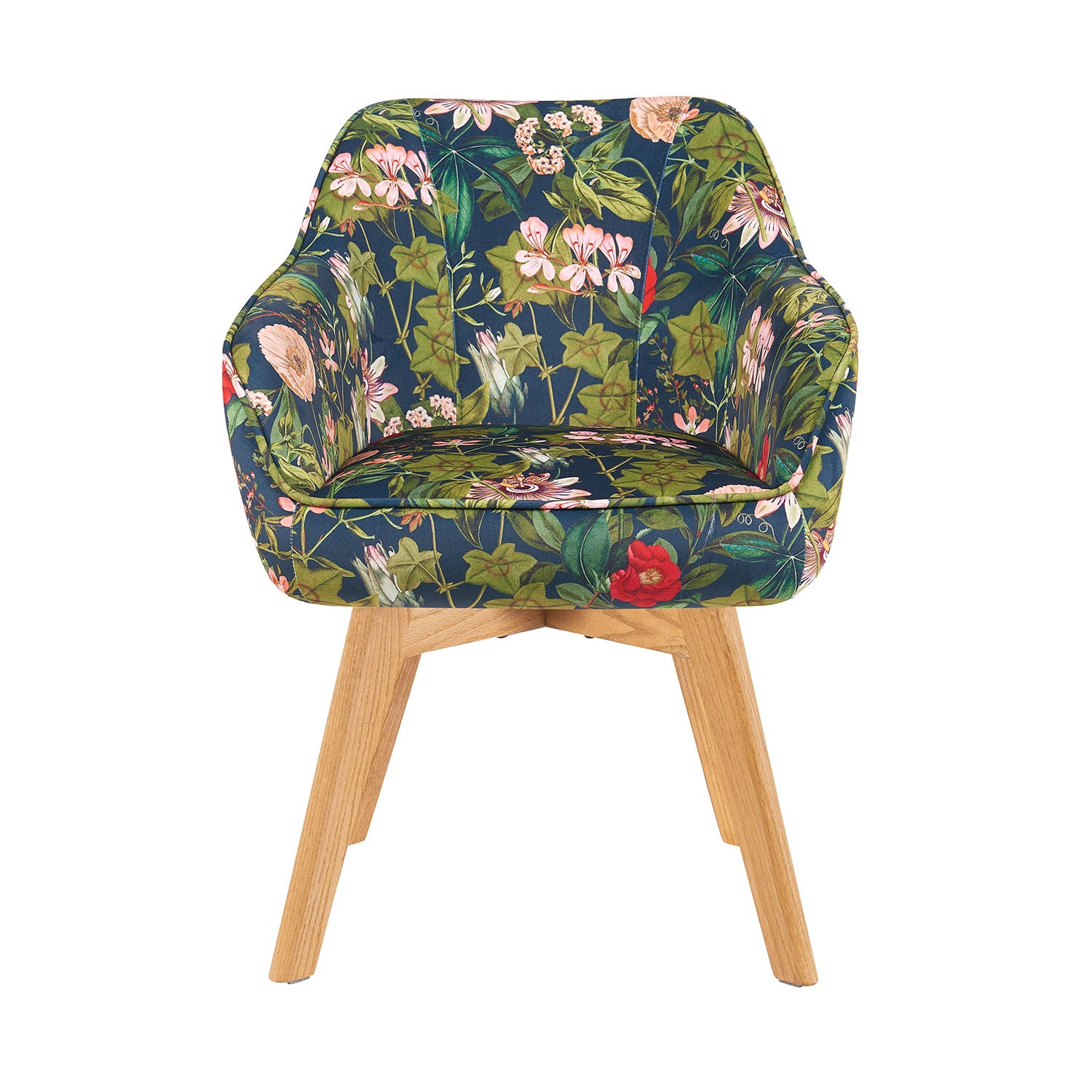 Mika-Finn 2er-Set - Drehsessel in Wildleder Optik, Cord, Webstoff Creme