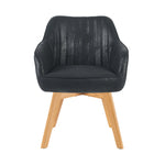 Mika-Finn 2er-Set - Drehsessel in Wildleder Optik, Cord, Webstoff Creme