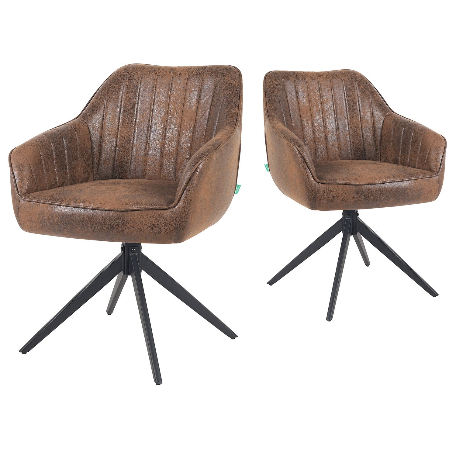 Mika-Kian 2er-Set - Designer Drehstuhl im Industrie Design