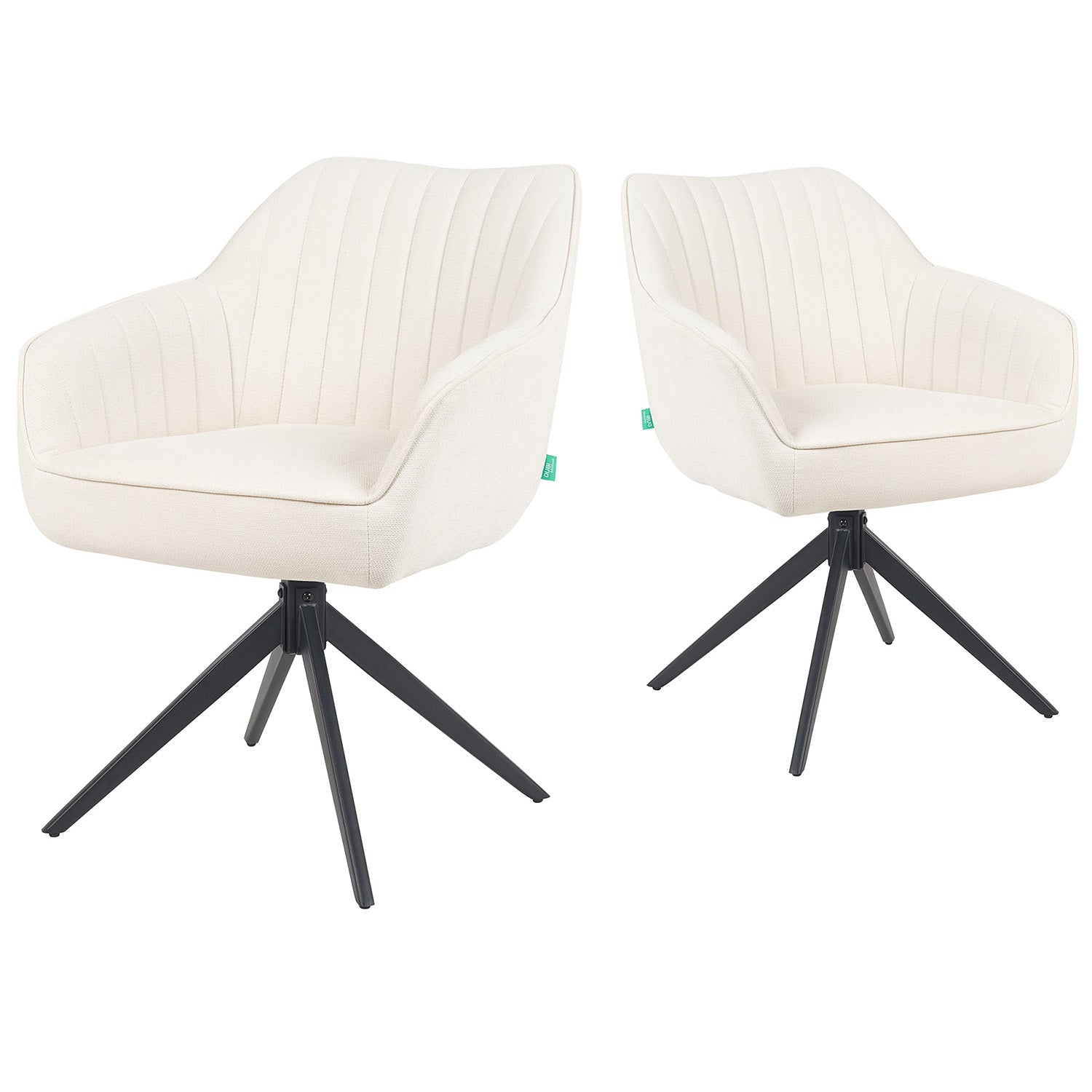 Mika-Kian 2er-Set - Designer Drehstuhl im Industrie Design