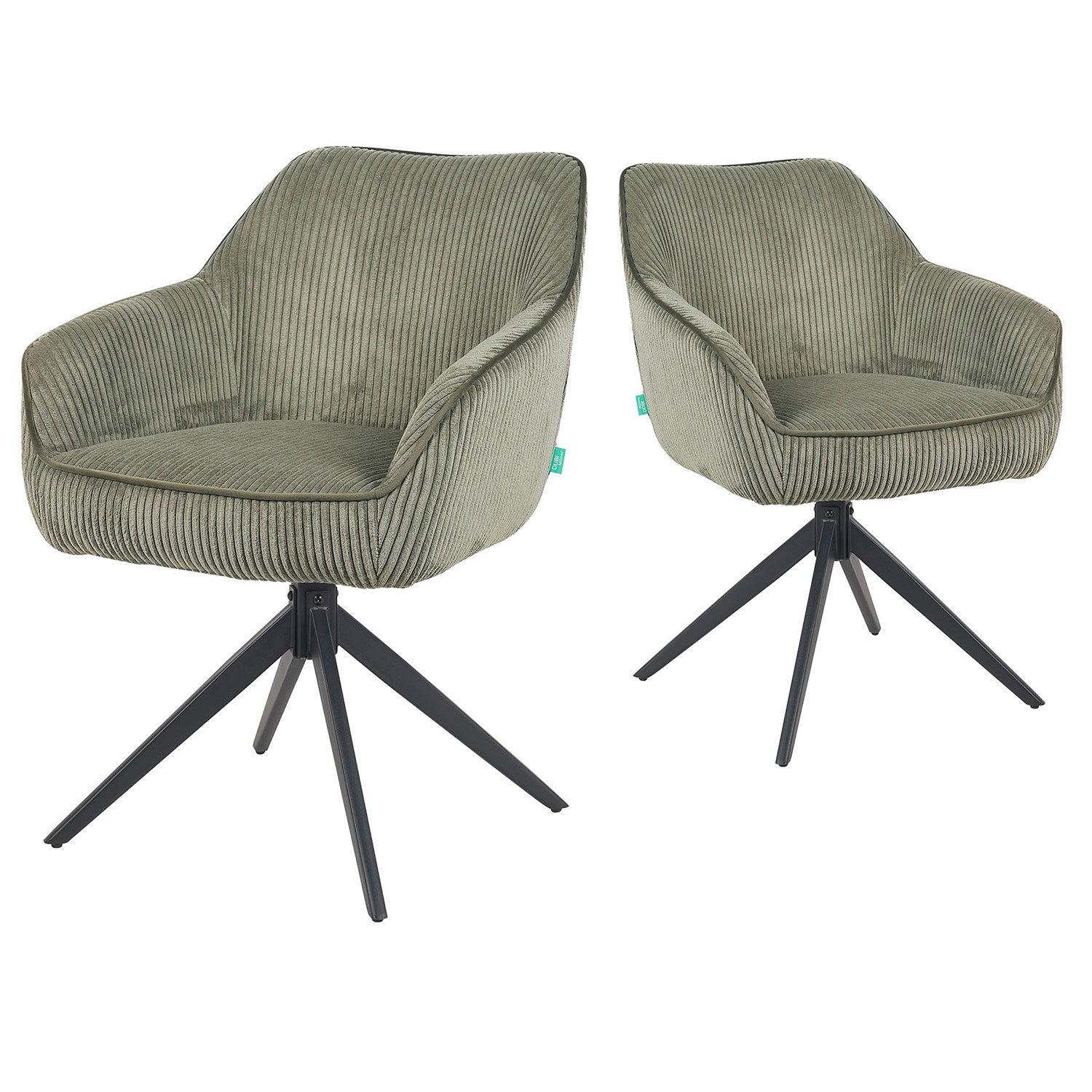 Mika-Kian 2er-Set - Designer Drehstuhl im Industrie Design