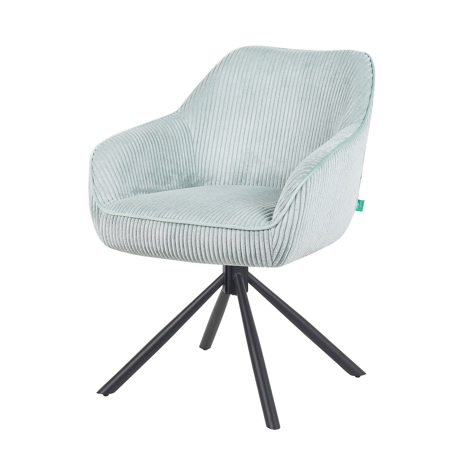 Mika-Maya 2er-Set - Drehsessel mit Federkern Polsterung