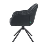 Mika-Maya 2er-Set - Drehsessel mit Federkern Polsterung