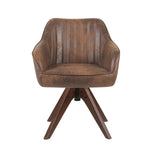 Esszimmerstuhl Mika-Finn 2er-Set | 360° drehbar | Eiche geölt Natur