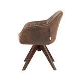 Esszimmerstuhl Mika-Finn 2er-Set | 360° drehbar | Eiche geölt Natur