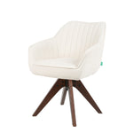 Esszimmerstuhl Mika-Finn 2er-Set | 360° drehbar | Eiche geölt Natur