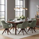 Esszimmerstuhl Mika-Finn 2er-Set | 360° drehbar | Eiche geölt Natur