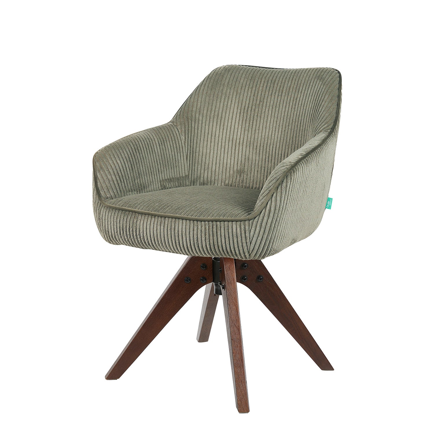 Esszimmerstuhl Mika-Finn 2er-Set | 360° drehbar | Eiche geölt Natur