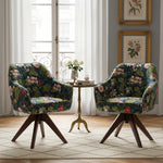 Esszimmerstuhl Mika-Finn 2er-Set | 360° drehbar | Eiche geölt Natur