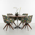 Esszimmerstuhl Mika-Finn 2er-Set | 360° drehbar | Eiche geölt Natur