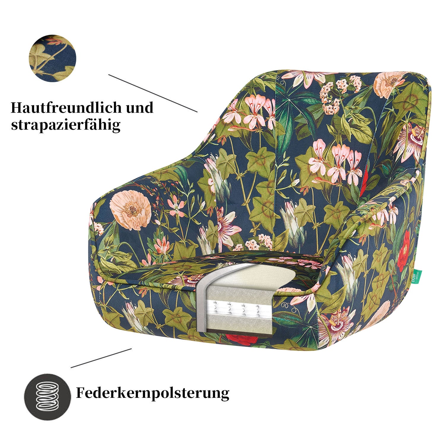 Esszimmerstuhl Mika-Finn 2er-Set | 360° drehbar | Eiche geölt Natur