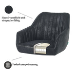 Esszimmerstuhl Mika-Finn 2er-Set | 360° drehbar | Eiche geölt Natur