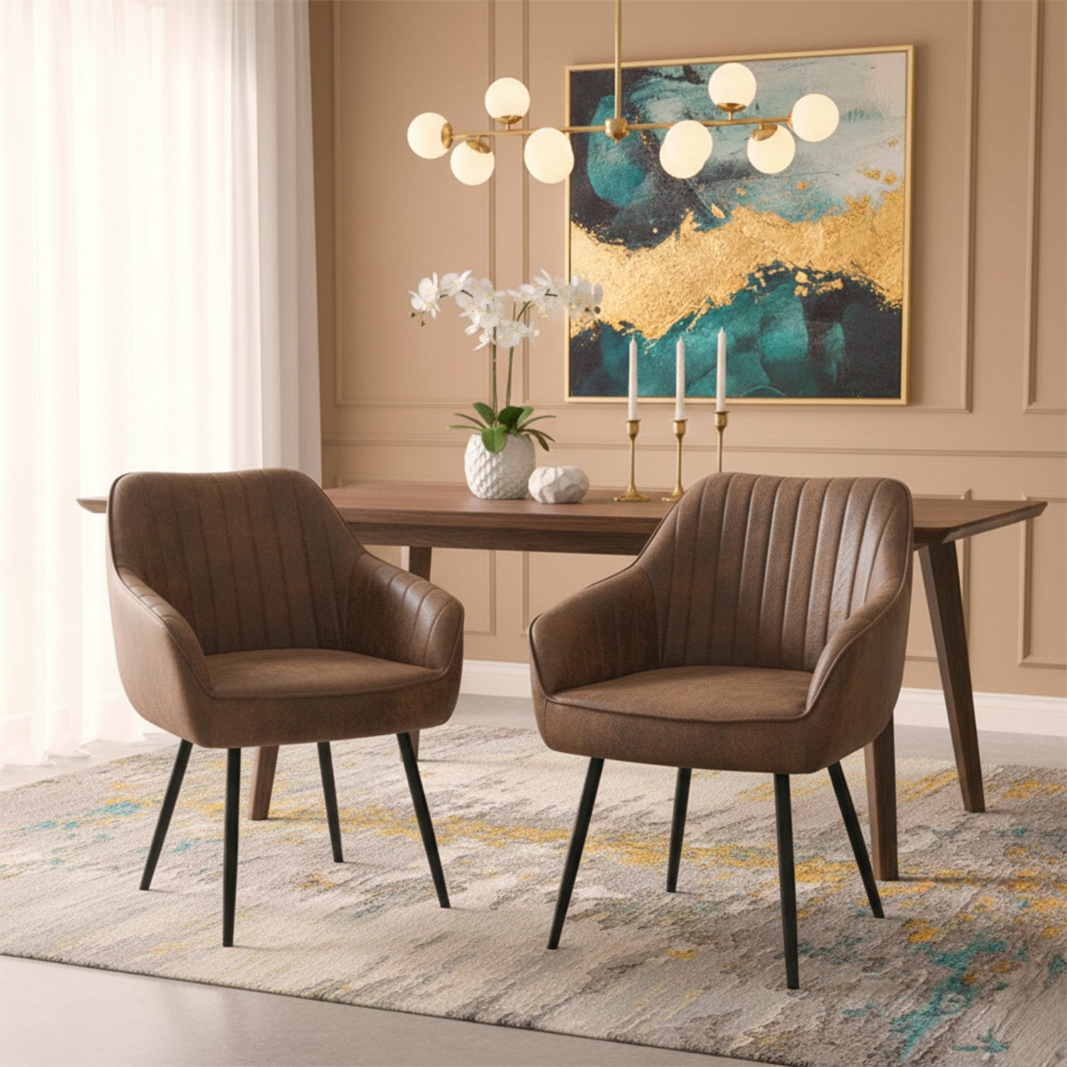 Mika-Kian 2er-Set - Designer Drehstuhl im Industrie Design