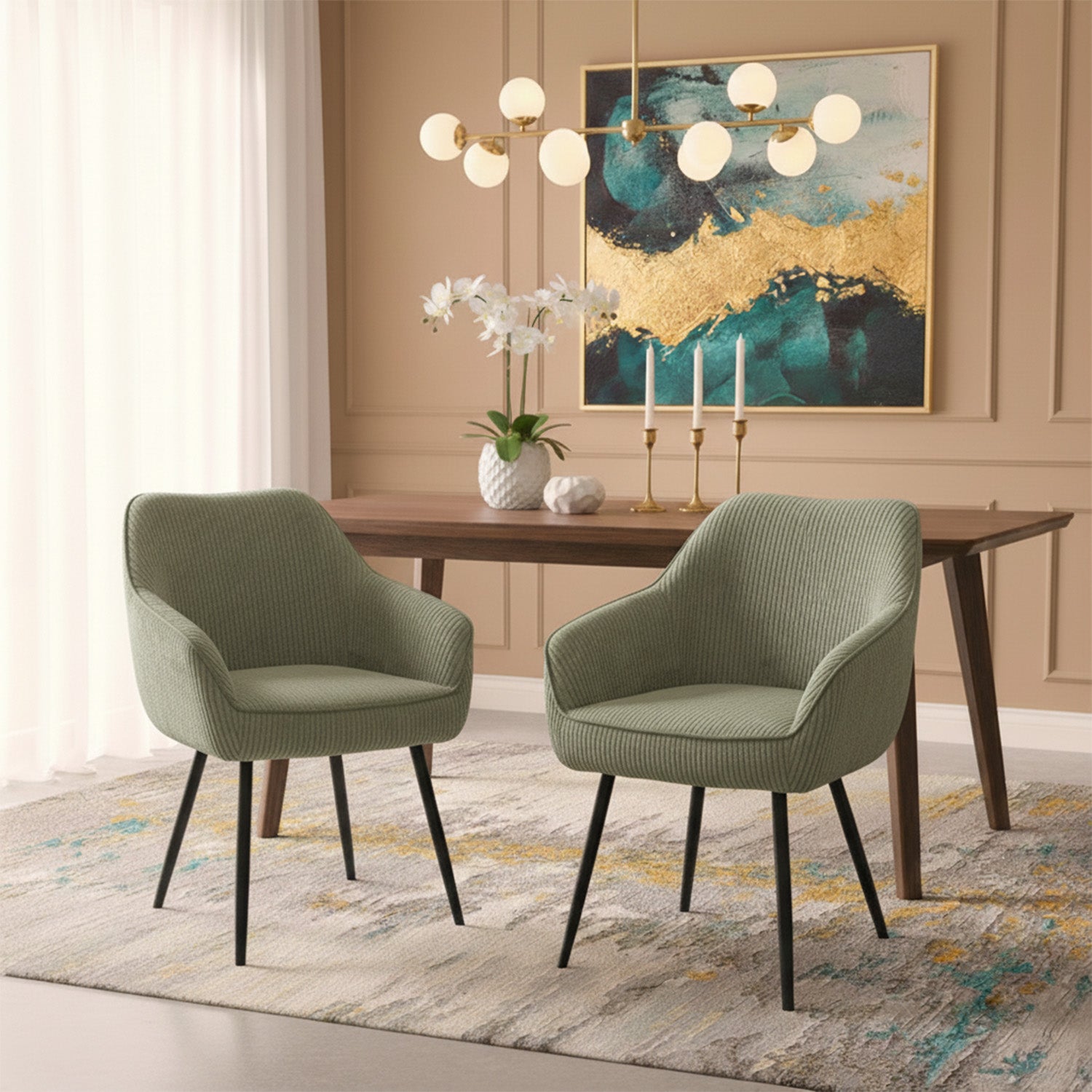 Mika-Kian 2er-Set - Designer Drehstuhl im Industrie Design