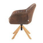 Mika-Luis 2er-Set - Polstersessel in Wildlederoptik, Cord, Webstoff