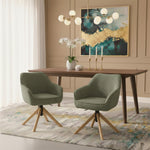 Mika-Luis 2er-Set - Polstersessel in Wildlederoptik, Cord, Webstoff