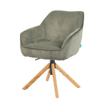 Mika-Luis 2er-Set - Polstersessel in Wildlederoptik, Cord, Webstoff