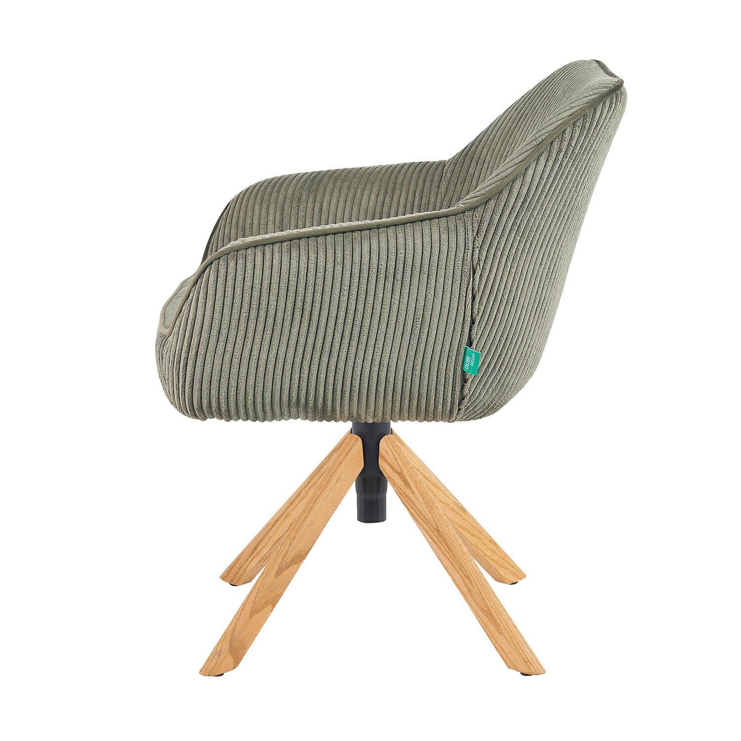 Mika-Luis 2er-Set - Polstersessel in Wildlederoptik, Cord, Webstoff