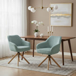 Mika-Luis 2er-Set - Polstersessel in Wildlederoptik, Cord, Webstoff