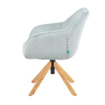 Mika-Luis 2er-Set - Polstersessel in Wildlederoptik, Cord, Webstoff