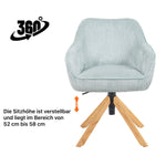 Mika-Luis 2er-Set - Polstersessel in Wildlederoptik, Cord, Webstoff