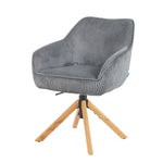 Mika-Luis 2er-Set - Polstersessel in Wildlederoptik, Cord, Webstoff