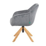 Mika-Luis 2er-Set - Polstersessel in Wildlederoptik, Cord, Webstoff