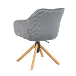 Mika-Luis 2er-Set - Polstersessel in Wildlederoptik, Cord, Webstoff