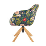 Mika-Luis 2er-Set - Polstersessel in Wildlederoptik, Cord, Webstoff