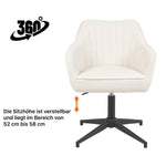 Mika-Maya 2er-Set - Drehsessel mit Federkern Polsterung