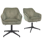 Mika-Maya 2er-Set - Drehsessel mit Federkern Polsterung