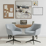 Mika-Maya 2er-Set - Drehsessel mit Federkern Polsterung