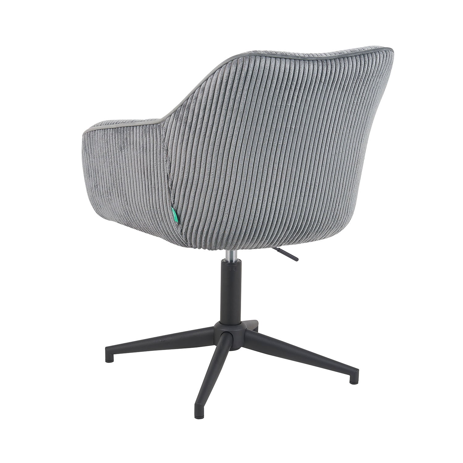 Esszimmerstuhl Mika-Caro 2er-Set | 360° drehbar | höhenverstellbar | Metall pulverbeschichtet Matt-Schwarz | DUBI Möbel