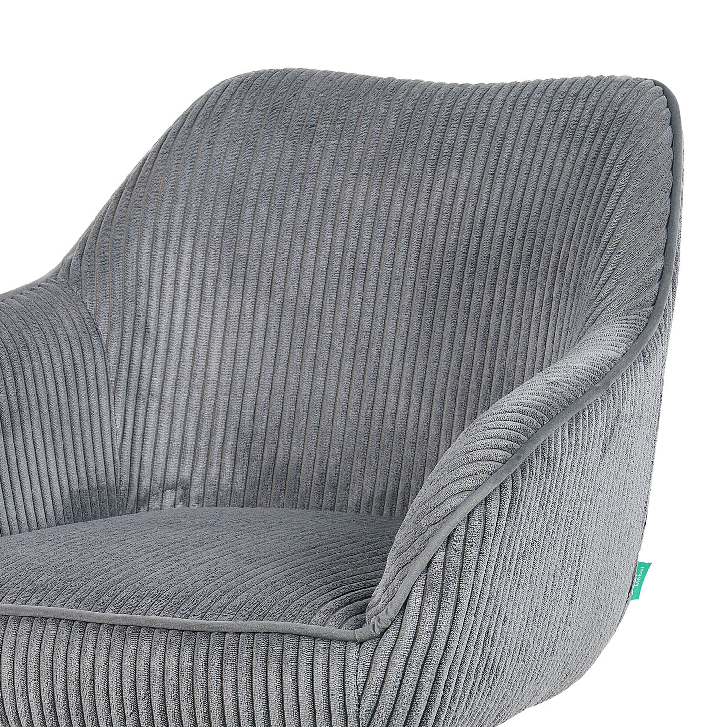 Esszimmerstuhl Mika-Caro 2er-Set | 360° drehbar | höhenverstellbar | Metall pulverbeschichtet Matt-Schwarz | DUBI Möbel