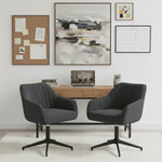 Mika-Maya 2er-Set - Drehsessel mit Federkern Polsterung