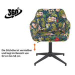 Mika-Maya 2er-Set - Drehsessel mit Federkern Polsterung