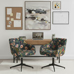 Mika-Maya 2er-Set - Drehsessel mit Federkern Polsterung