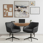 Mika-Maya 2er-Set - Drehsessel mit Federkern Polsterung