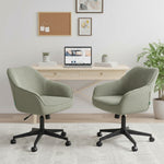 Mika-Elio 2er-Set - Chefsessel in Lederoptik