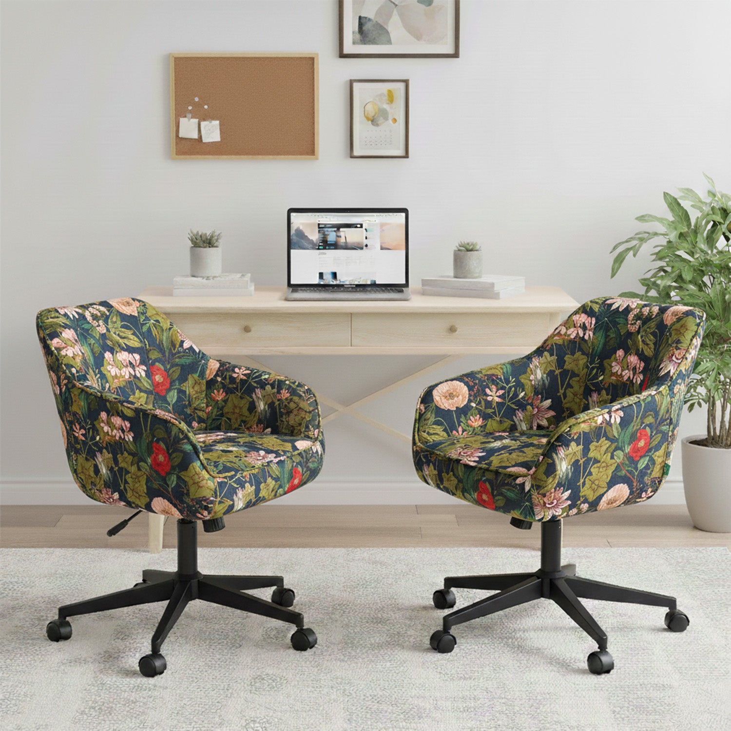 Mika-Elio 2er-Set - Chefsessel in Lederoptik