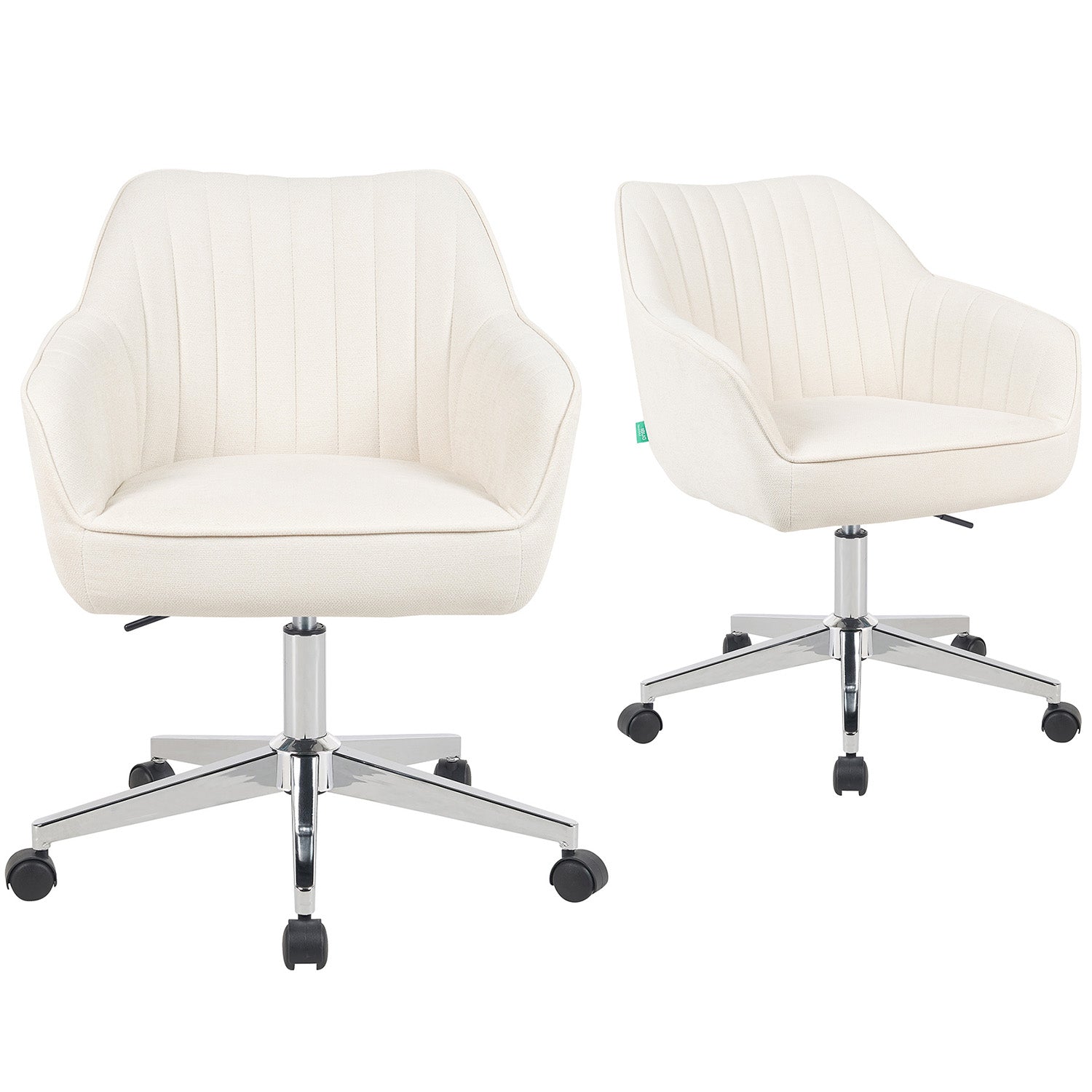 Mika-Elio 2er-Set - Chefsessel in Lederoptik