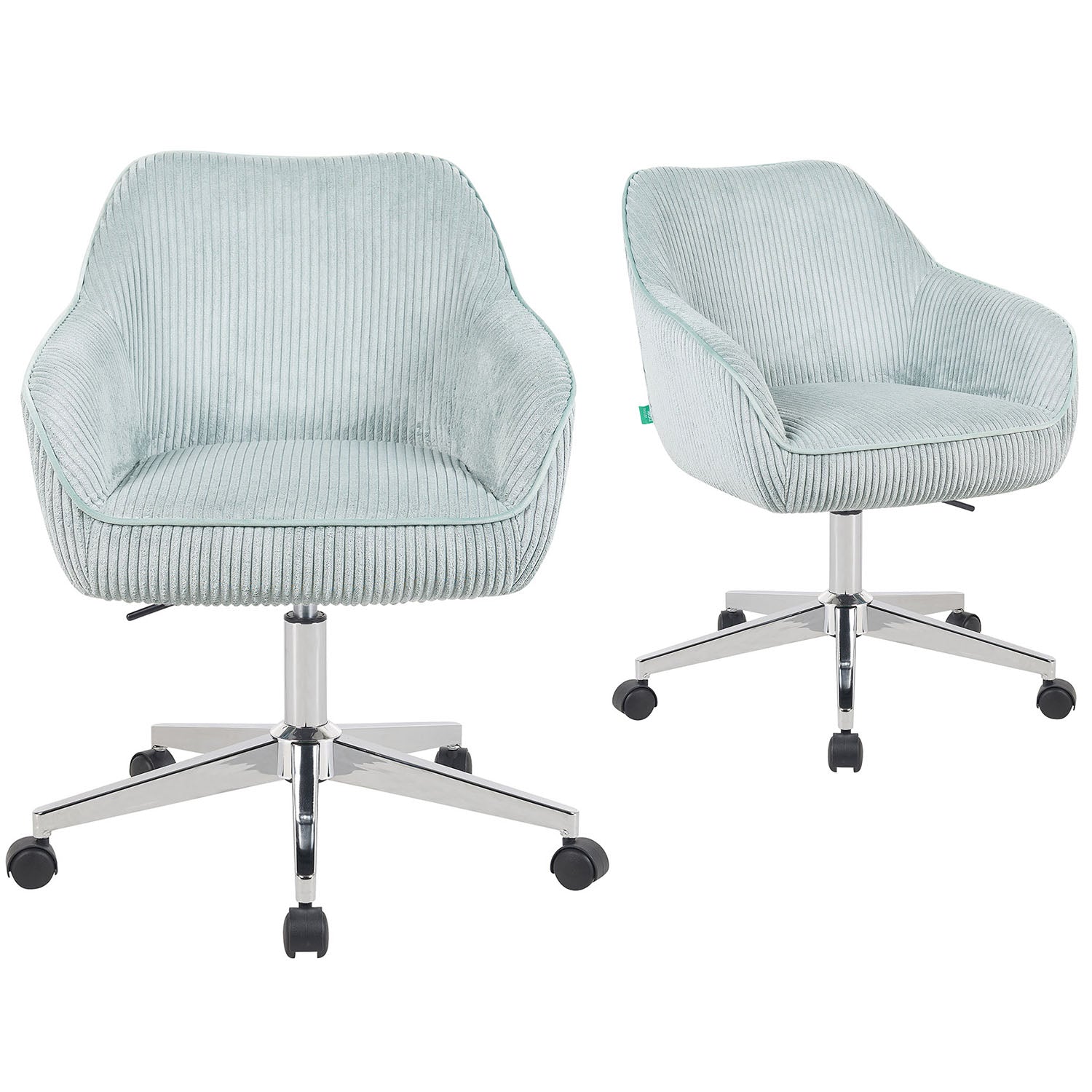 Mika-Elio 2er-Set - Chefsessel in Lederoptik