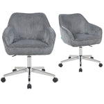 Mika-Elio 2er-Set - Chefsessel in Lederoptik