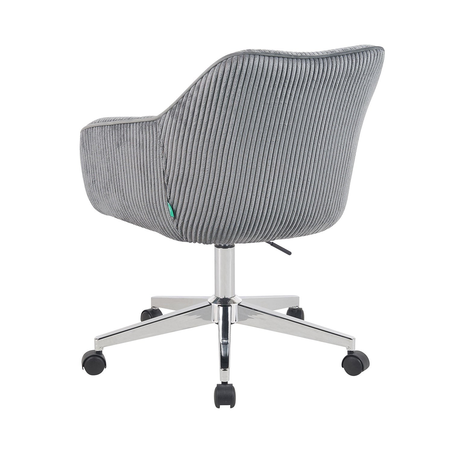 Bürostuhl Mika-Noel 2er-Set | mit Rollen | 360° drehbar | höhenverstellbar | Chrom | DUBI Möbel