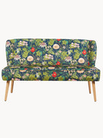 Esszimmerbank Sophia - gepolstert mit Federkern, Holzbeine aus Eiche