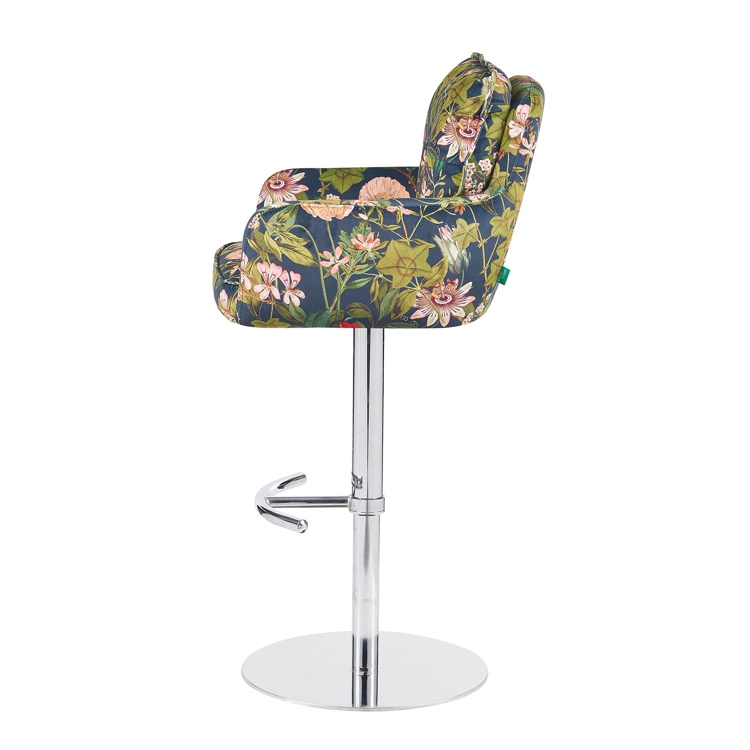 Barhocker Kira 2er-Set | Cord | Chromgestell höhenverstellbar | drehbar | DUBI Möbel