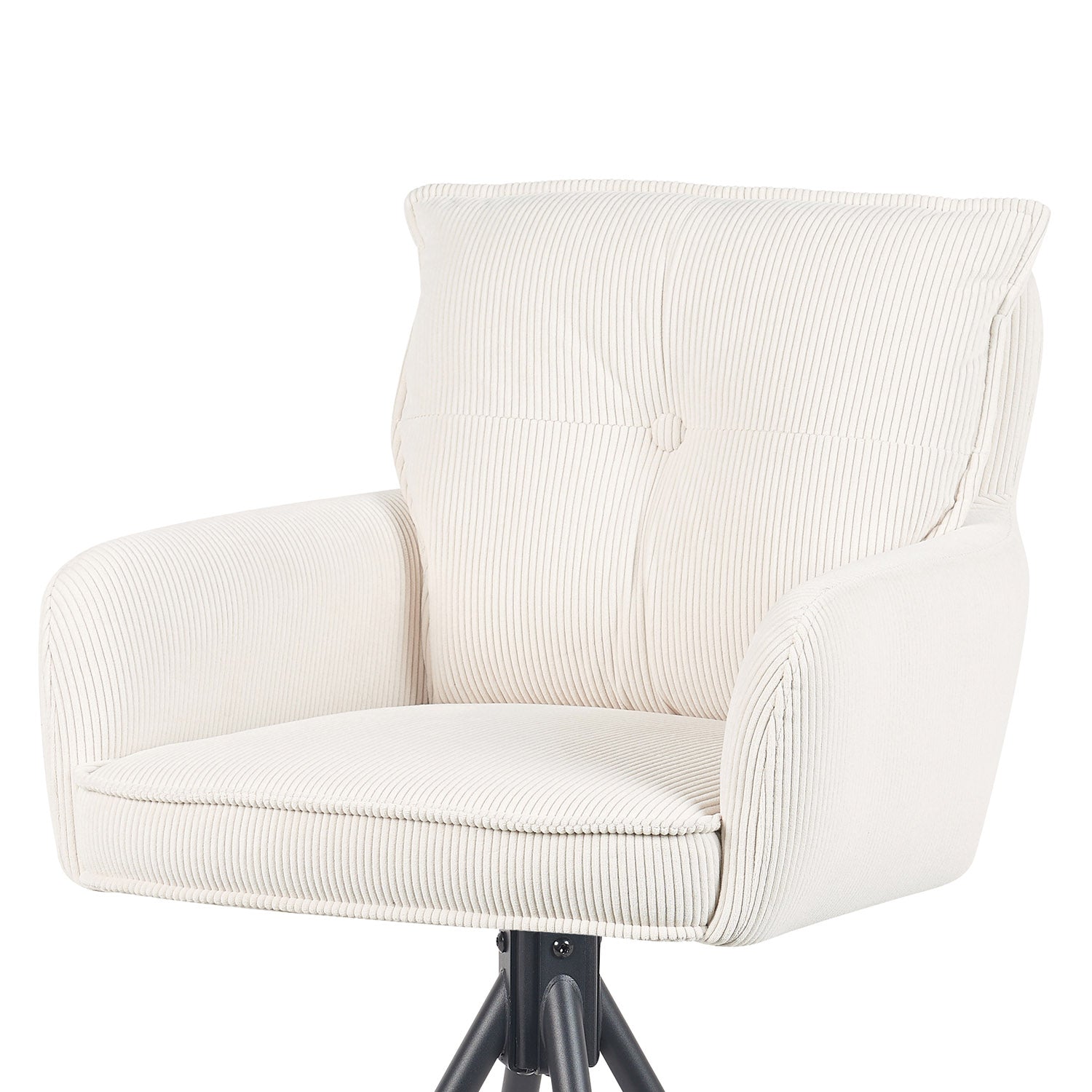 Barhocker Nila 2er-Set | Gestell Matt-Schwarz | drehbar | DUBI Möbel