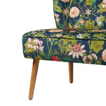 Esszimmerbank Sophia - gepolstert mit Federkern, Holzbeine aus Eiche