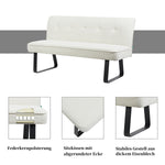 Esszimmerbank Emilia - Federkernpolsterung, mit Metallgestell
